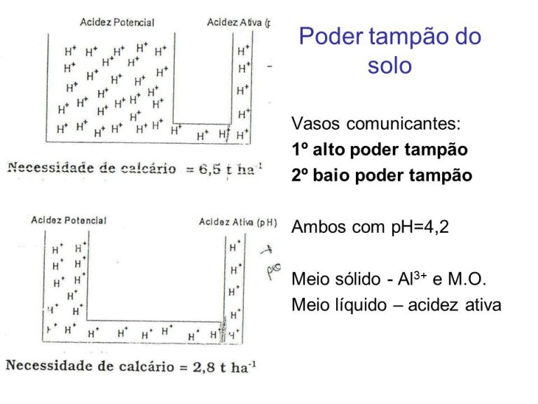 Poder Tampão Do Solo